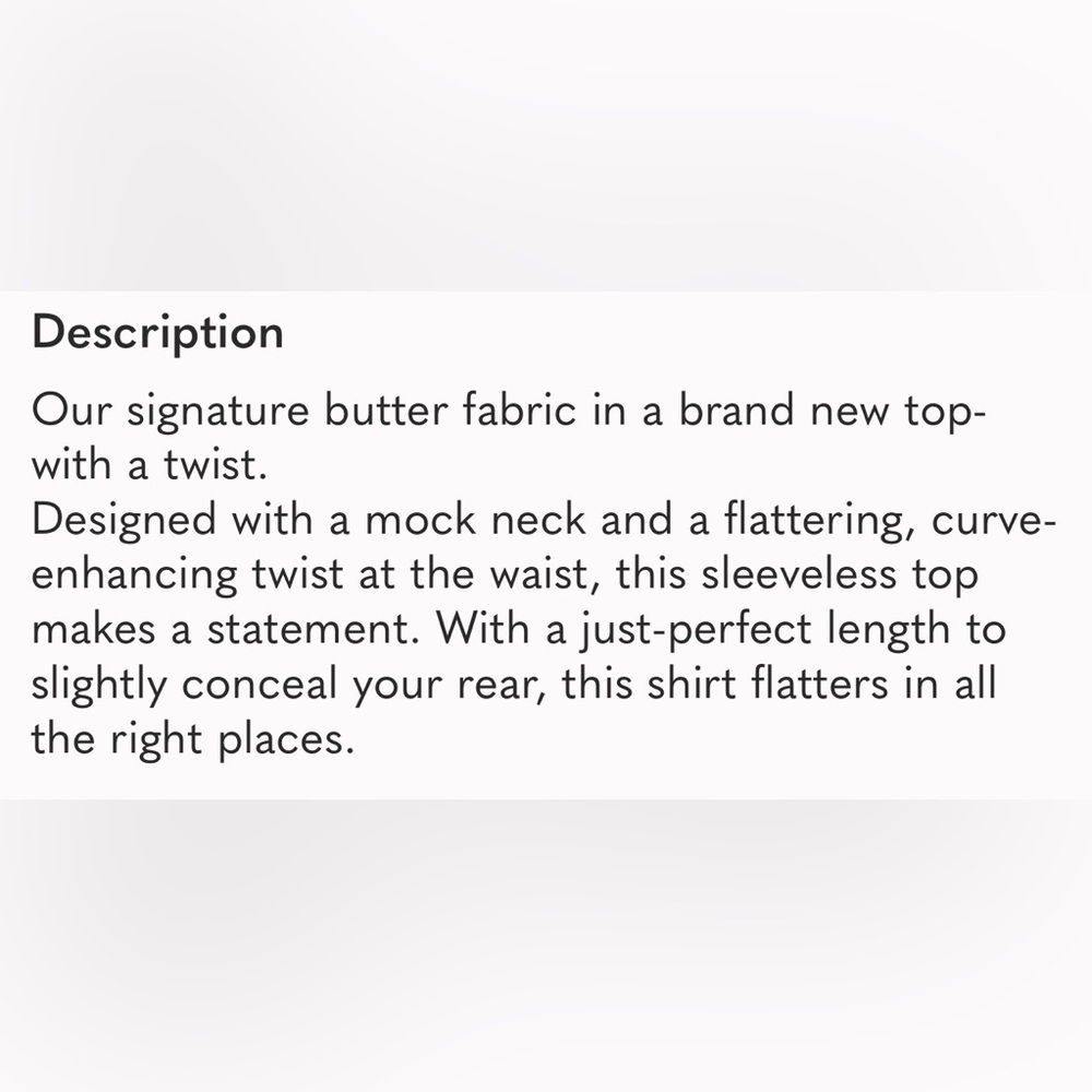 SPANX Butter Twist Waist Mock neck sleeveless Top NWT - Picture 8 of 8
